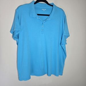 Lands' End Blue Polo Shirt